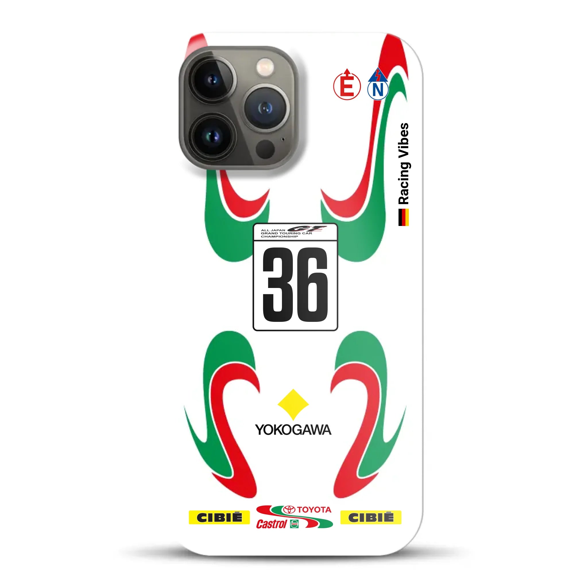 Castrol TOM’S Supra GT500 Livery - Individuelle Hardcase Hülle für iPhone