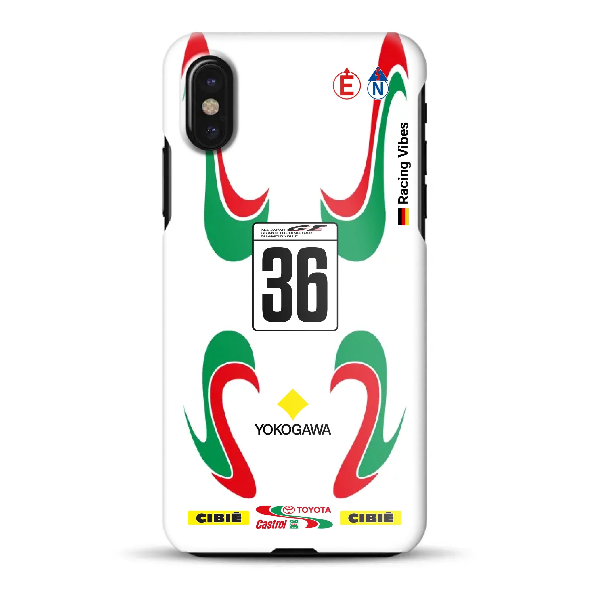 Castrol TOM’S Supra GT500 Livery - Individuelle Hardcase Hülle für iPhone