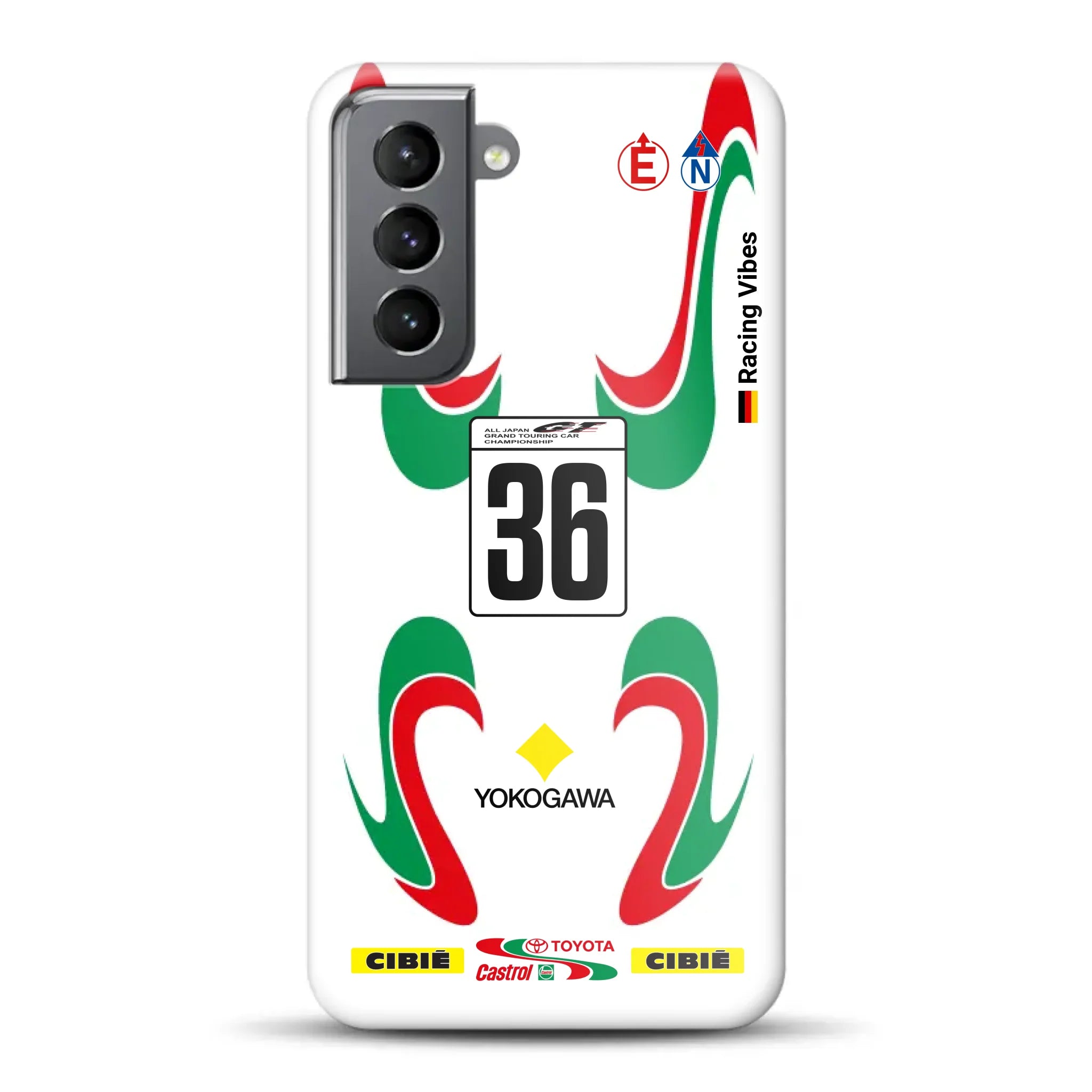 Castrol TOM’S Supra GT500 Livery - Individuelle Hardcase Hülle für Samsung