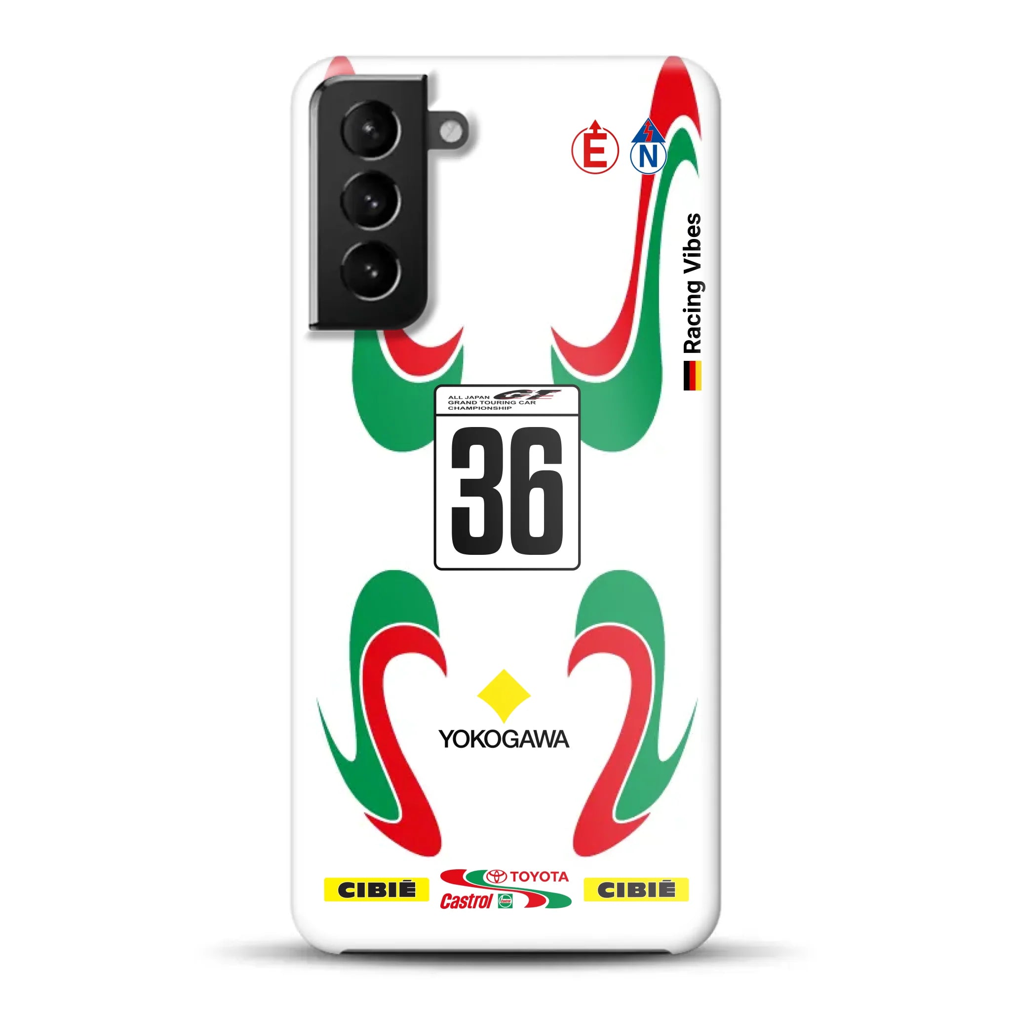 Castrol TOM’S Supra GT500 Livery - Individuelle Hardcase Hülle für Samsung