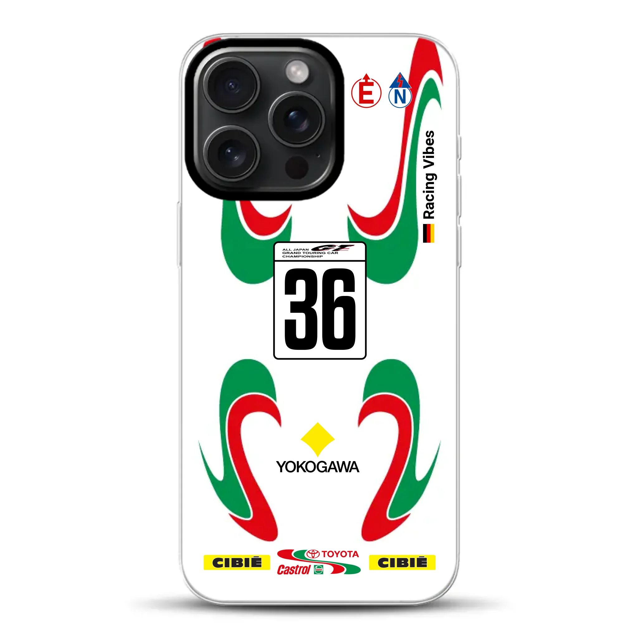 Castrol TOM’S Supra GT500 Livery - Individuelle Hybrid Hülle mit MagSafe