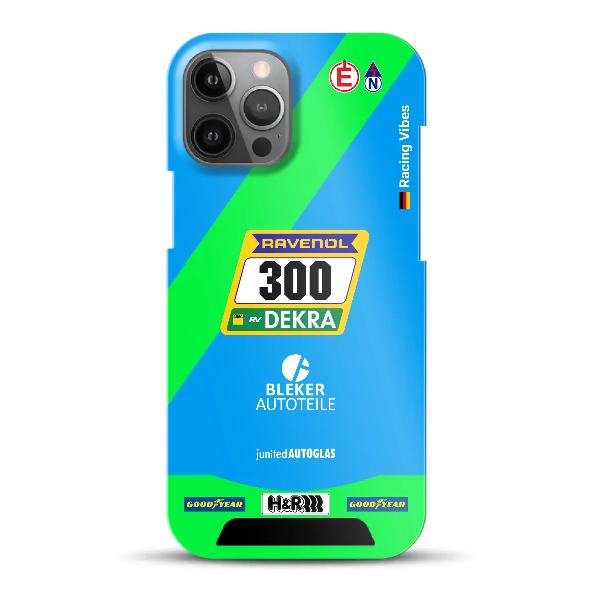 Dacia Logan #300 24h Nürburgring 2026 Livery - Individuelle Hardcase Hülle für iPhone