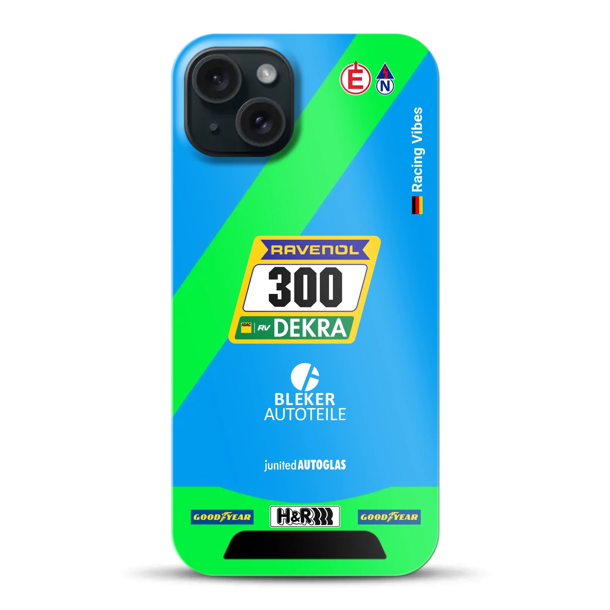 Dacia Logan #300 24h Nürburgring 2026 Livery - Individuelle Hardcase Hülle für iPhone