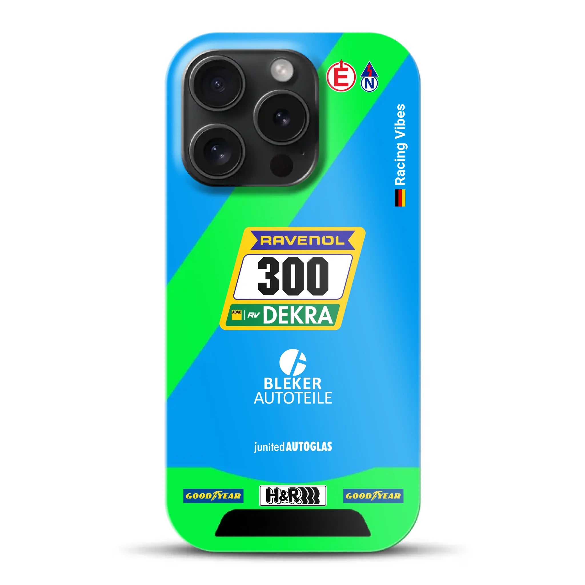 Dacia Logan #300 24h Nürburgring 2026 Livery - Individuelle Hardcase Hülle für iPhone