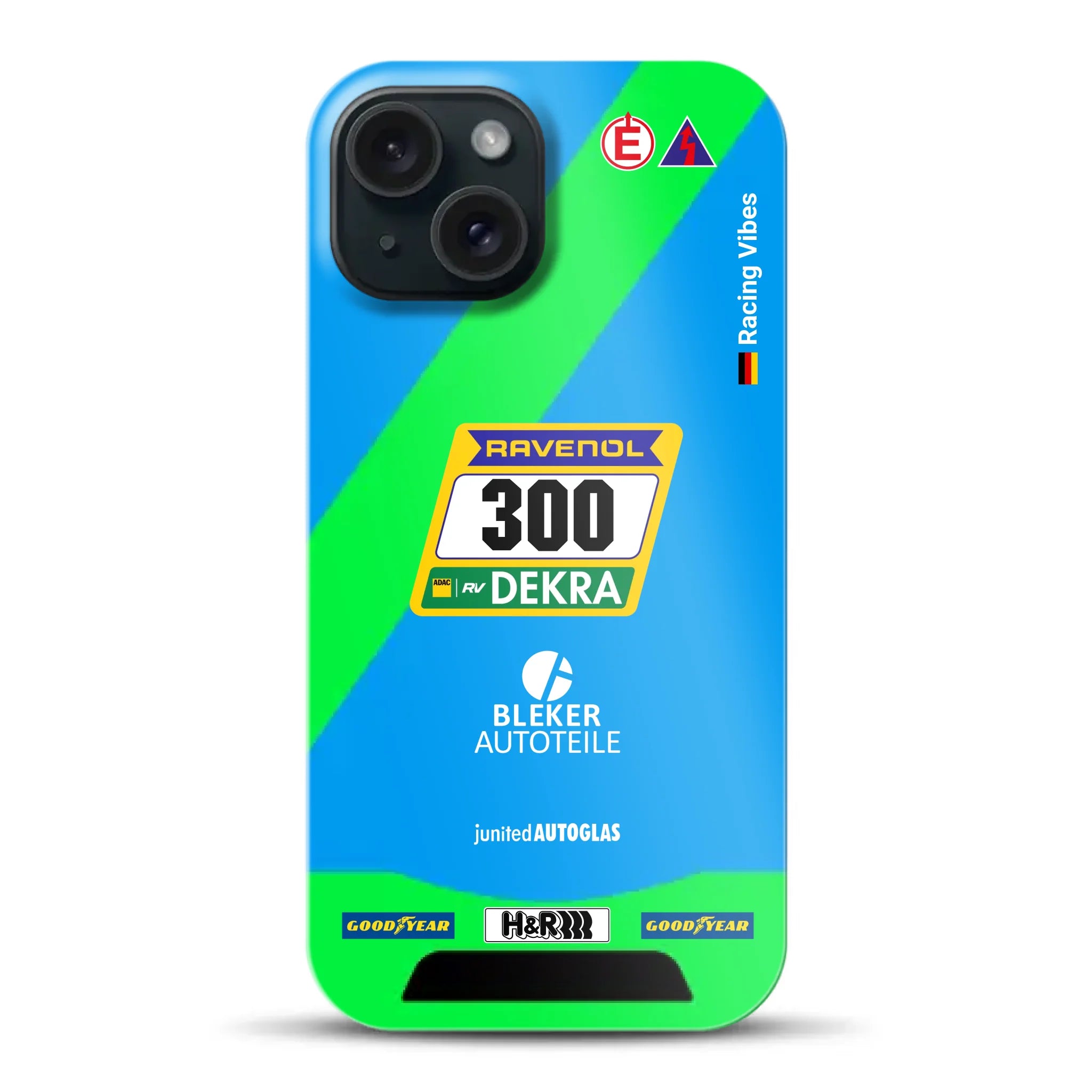 Dacia Logan #300 24h Nürburgring 2026 Livery - Individuelle Hardcase Hülle für iPhone