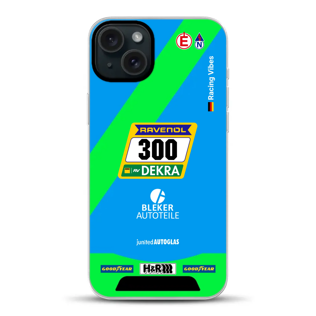 Dacia Logan #300 24h Nürburgring 2026 Livery - Cover ibrida personalizzata con MagSafe