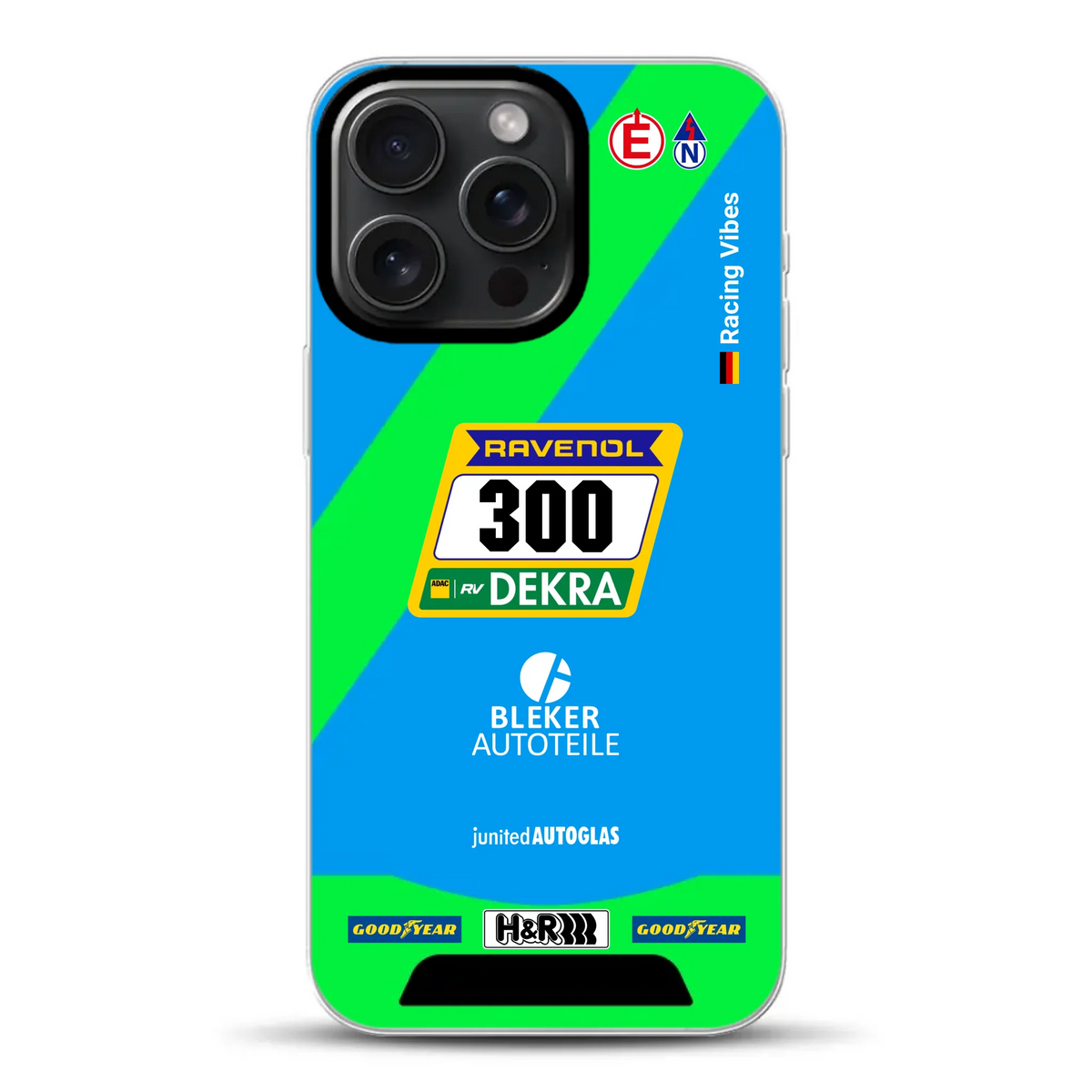 Dacia Logan #300 24h Nürburgring 2026 Livery - Cover ibrida personalizzata con MagSafe