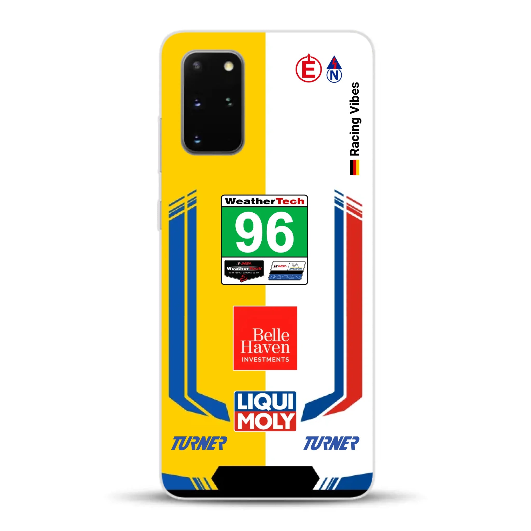 M4 GT3 EVO Turner IMSA 2026 Livery - Individuelle Handyhülle für Samsung