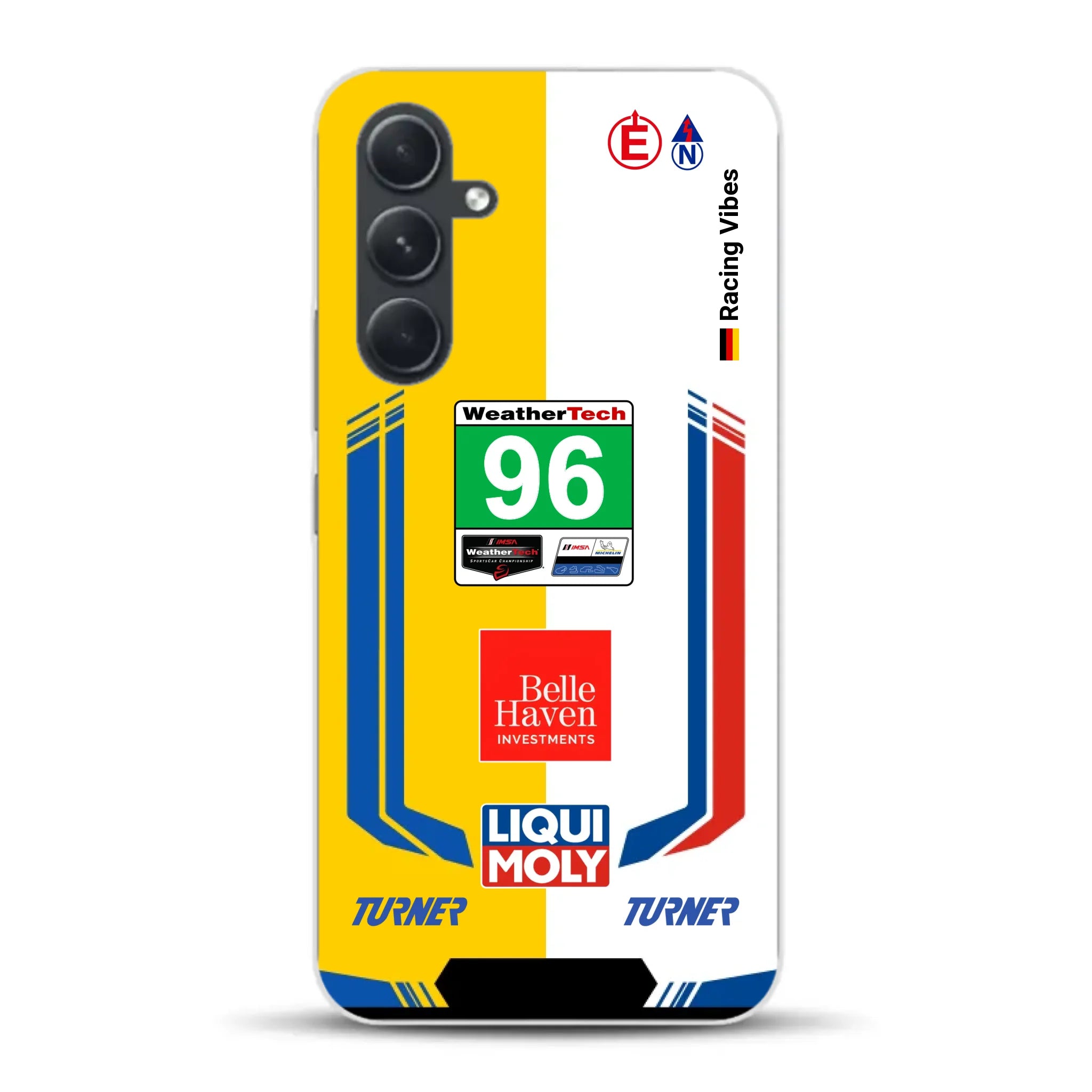 M4 GT3 EVO Turner IMSA 2026 Livery - Individuelle Handyhülle für Samsung