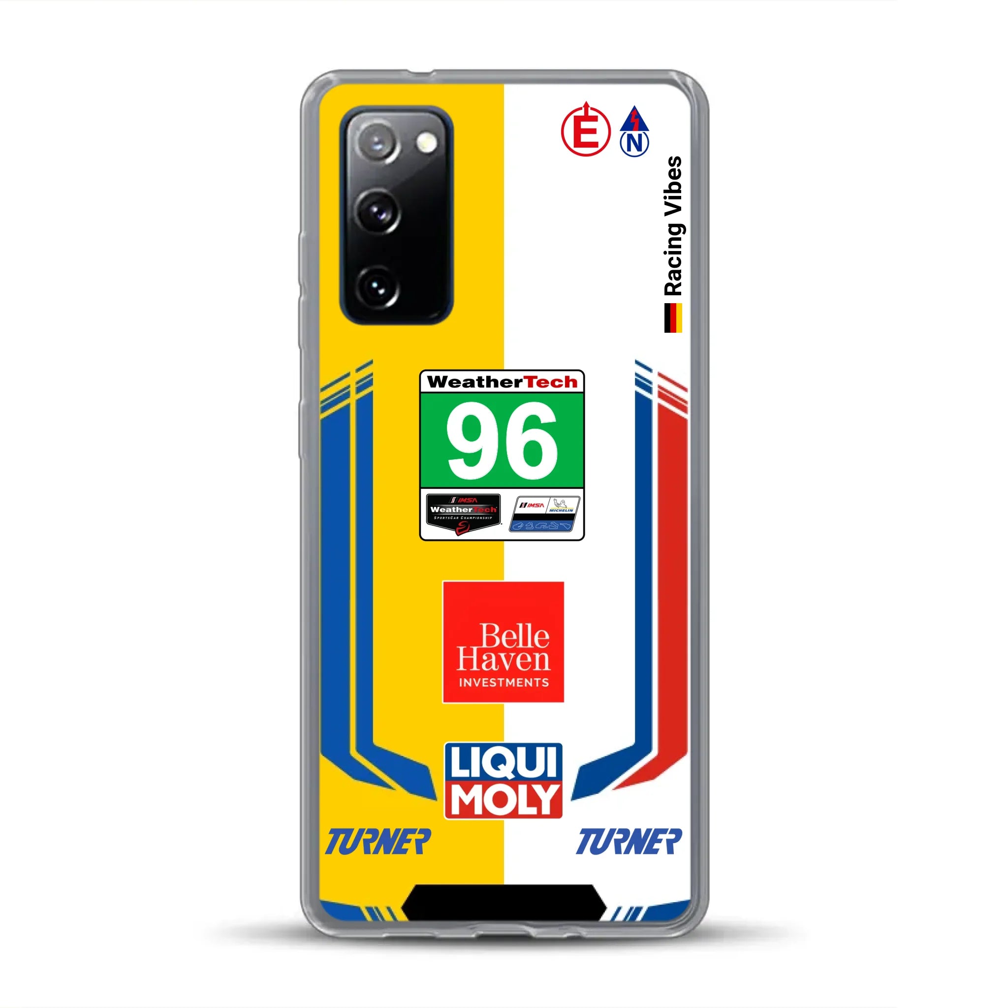 M4 GT3 EVO Turner IMSA 2026 Livery - Individuelle Handyhülle für Samsung