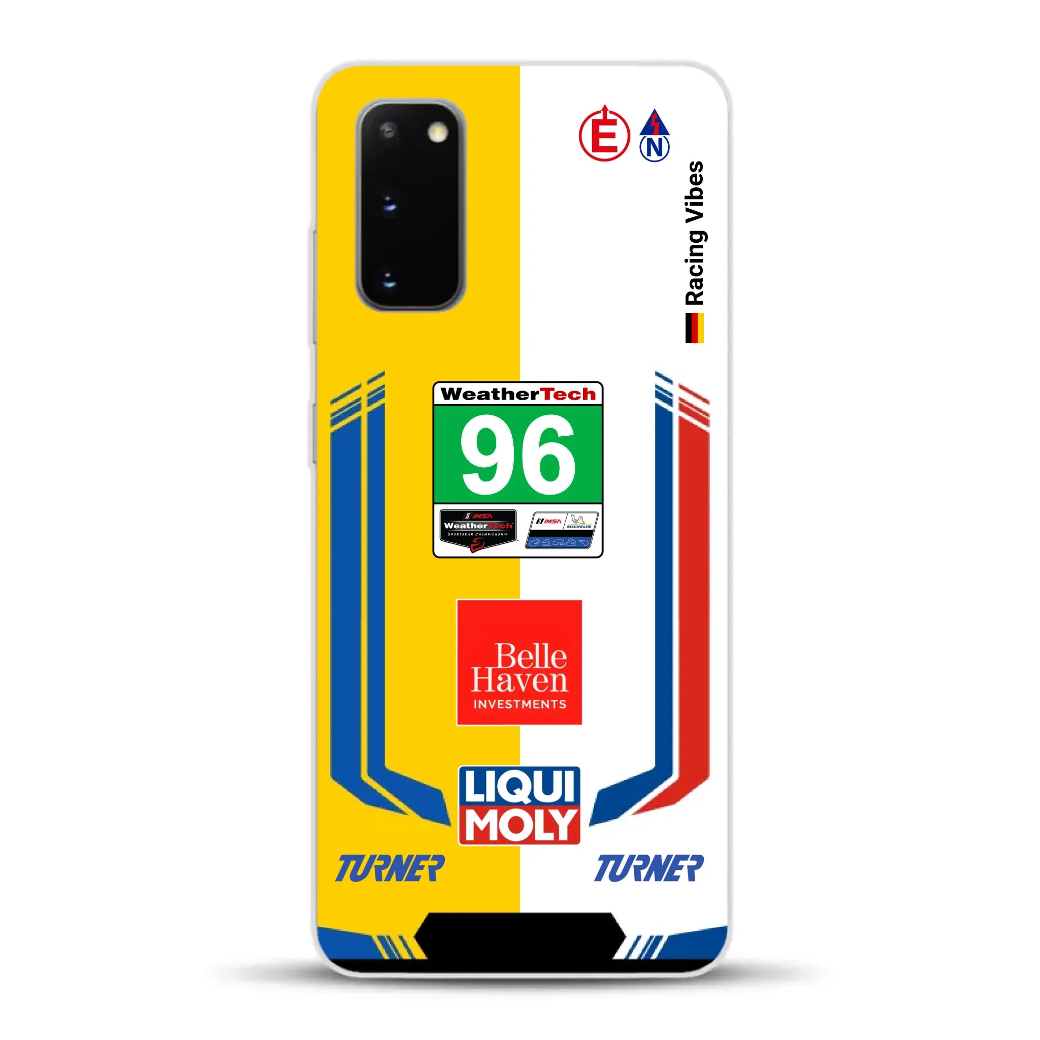 M4 GT3 EVO Turner IMSA 2026 Livery - Individuelle Handyhülle für Samsung
