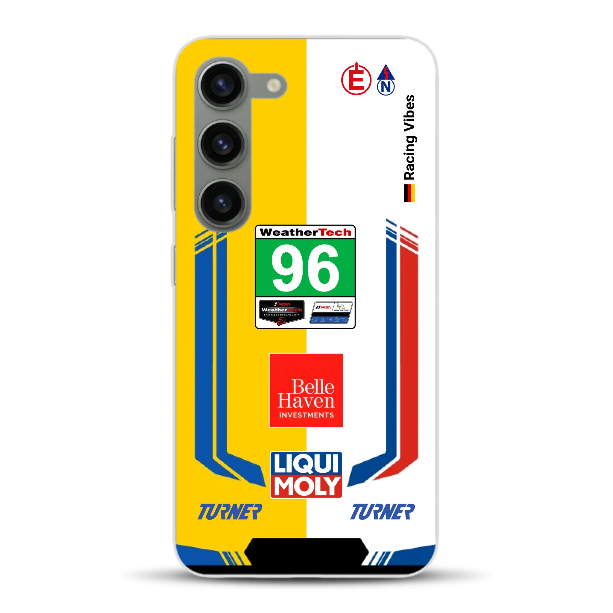 M4 GT3 EVO Turner IMSA 2026 Livery - Individuelle Handyhülle für Samsung
