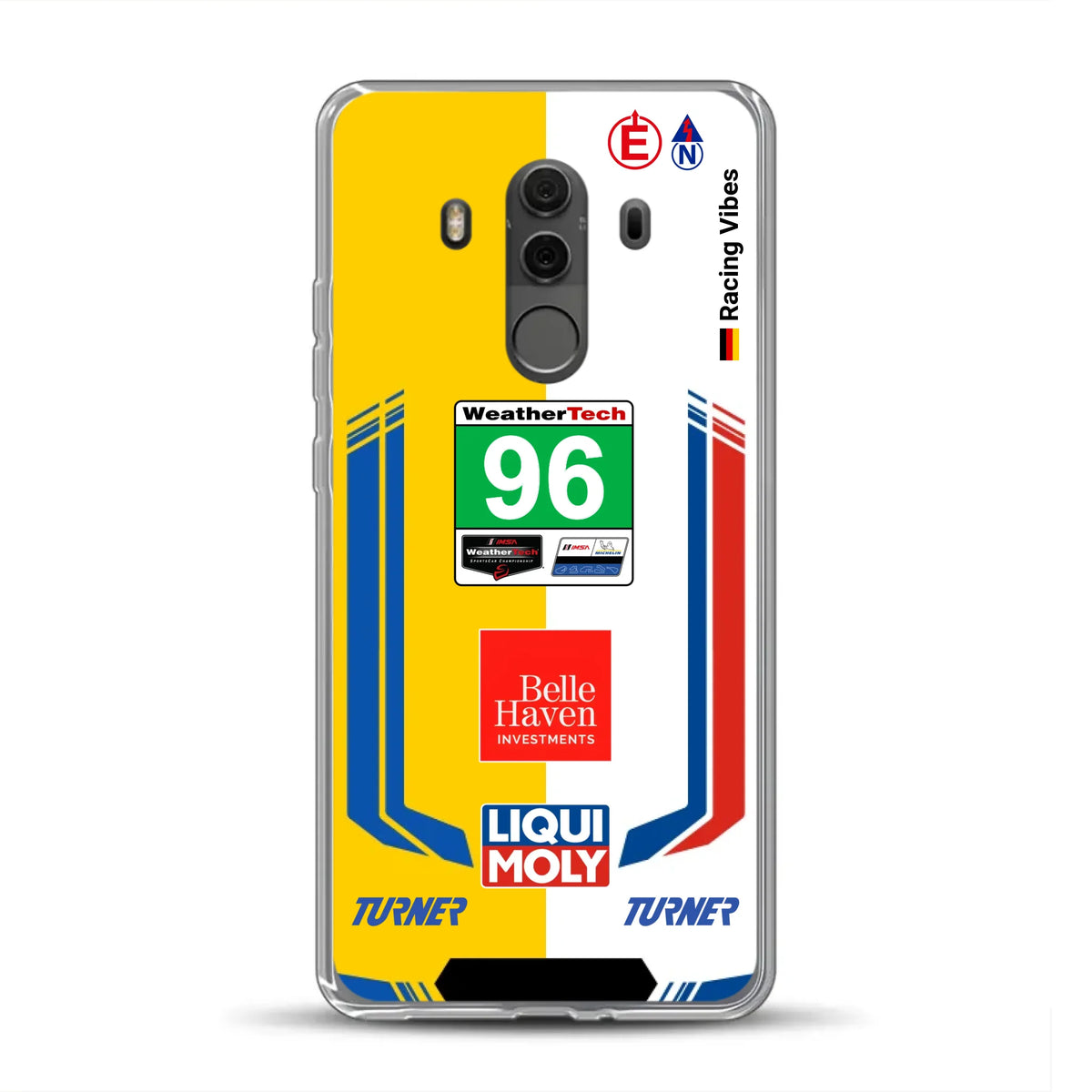 M4 GT3 EVO Turner IMSA 2026 Livery - Housse de téléphone portable personnalisée pour Huawei