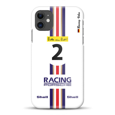 956K #2 Bellof Rekordrunde Nordschleife 1983 Livery - Individuelle Hardcase Hülle für iPhone