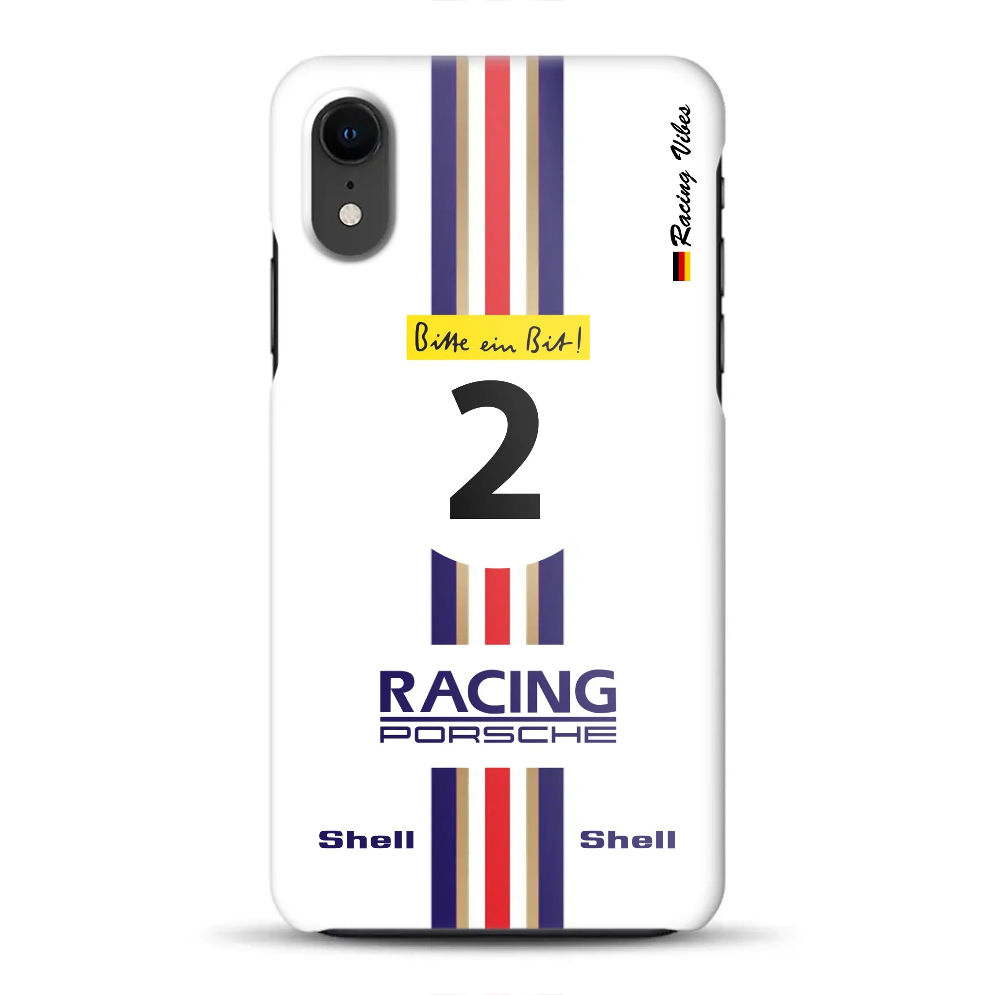 956K #2 Bellof Rekordrunde Nordschleife 1983 Livery - Individuelle Hardcase Hülle für iPhone