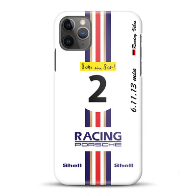 956K #2 Bellof Rekordrunde Nordschleife 1983 Livery - Individuelle Hardcase Hülle für iPhone