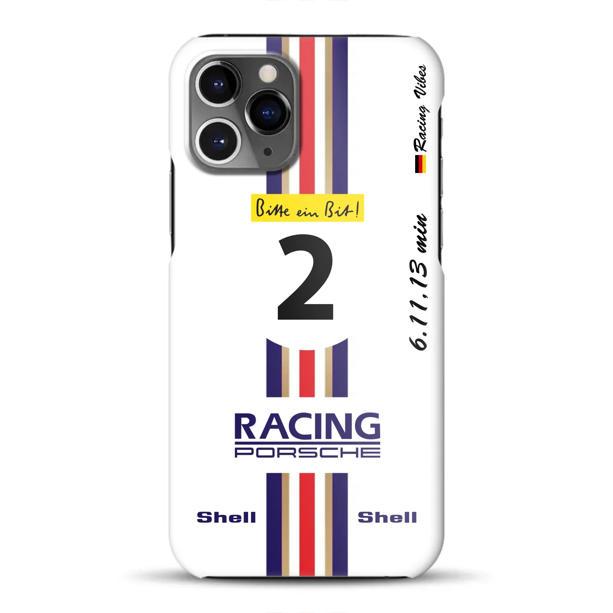 956K #2 Bellof Rekordrunde Nordschleife 1983 Livery - Individuelle Hardcase Hülle für iPhone