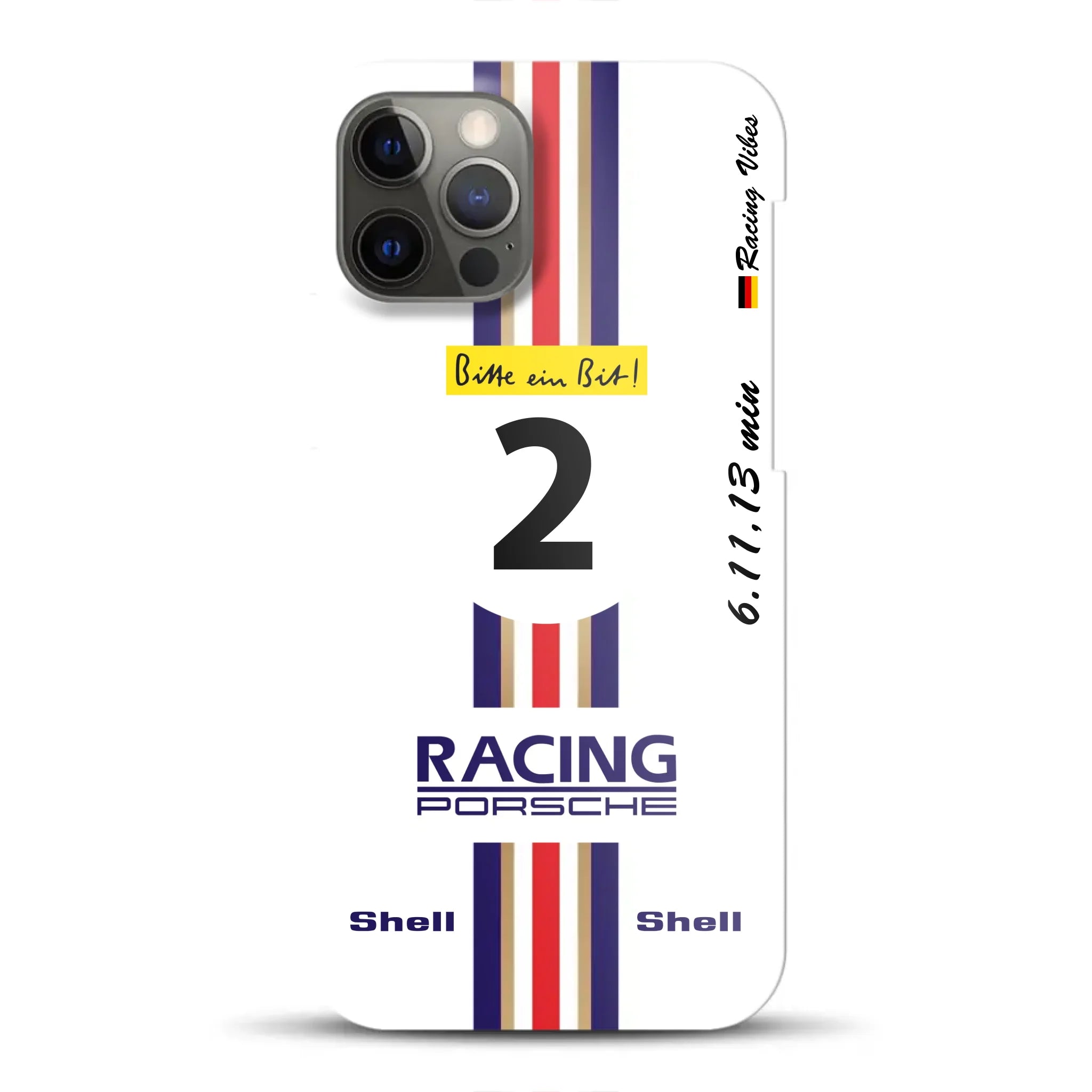 956K #2 Bellof Rekordrunde Nordschleife 1983 Livery - Individuelle Hardcase Hülle für iPhone