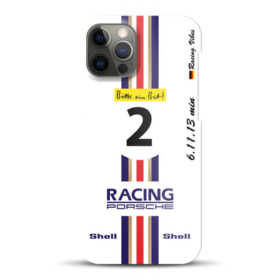956K #2 Bellof Rekordrunde Nordschleife 1983 Livery - Individuelle Hardcase Hülle für iPhone