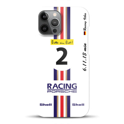956K #2 Bellof Rekordrunde Nordschleife 1983 Livery - Individuelle Hardcase Hülle für iPhone