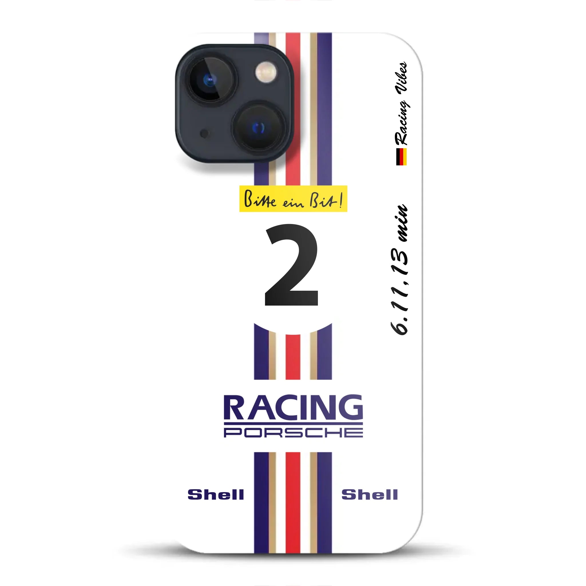 956K #2 Bellof Rekordrunde Nordschleife 1983 Livery - Individuelle Hardcase Hülle für iPhone