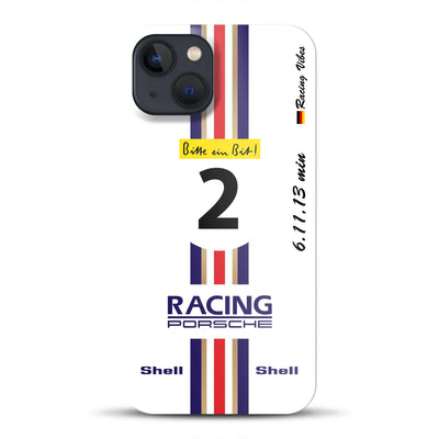 956K #2 Bellof Rekordrunde Nordschleife 1983 Livery - Individuelle Hardcase Hülle für iPhone