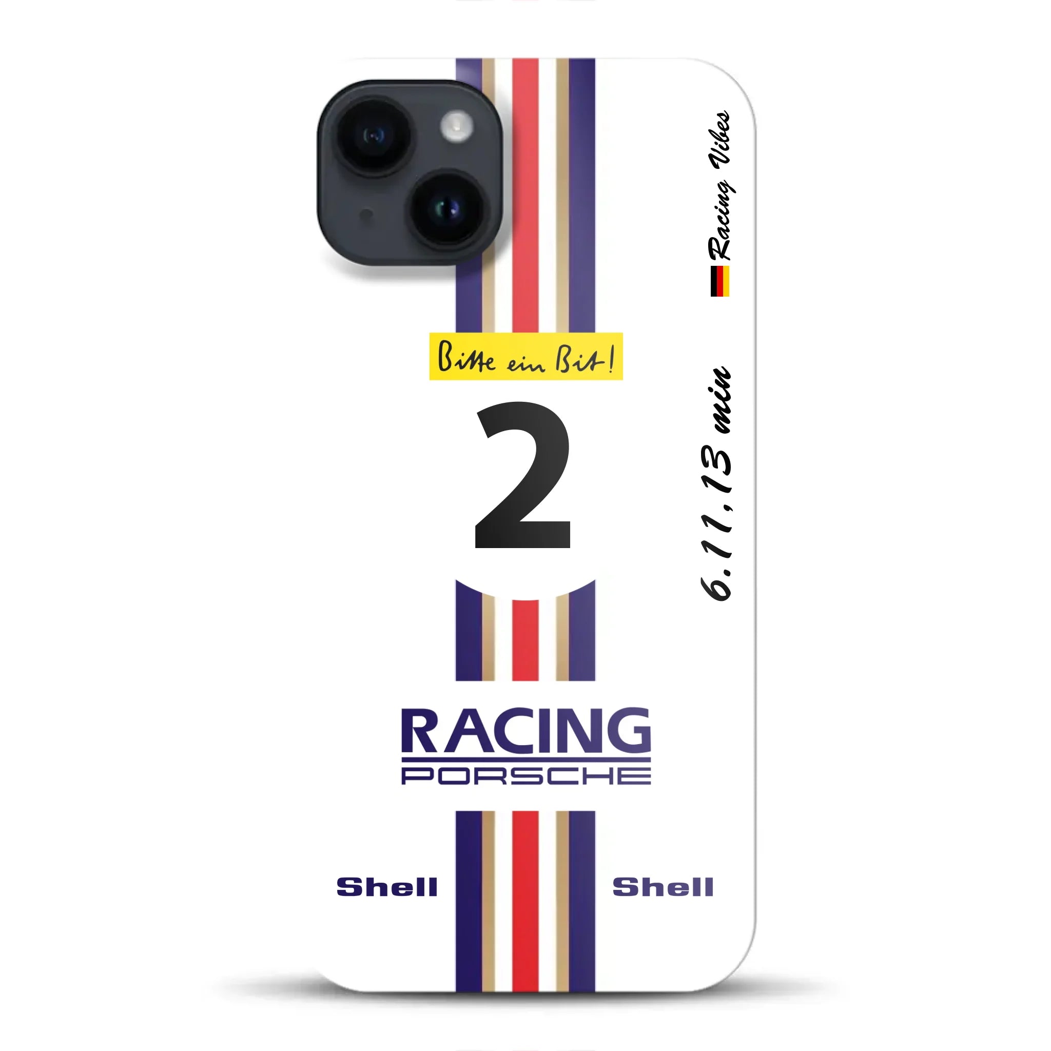 956K #2 Bellof Rekordrunde Nordschleife 1983 Livery - Individuelle Hardcase Hülle für iPhone