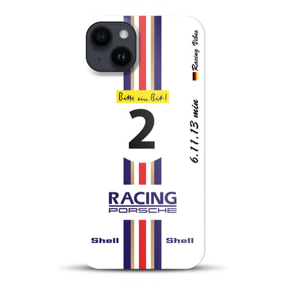 956K #2 Bellof Rekordrunde Nordschleife 1983 Livery - Individuelle Hardcase Hülle für iPhone