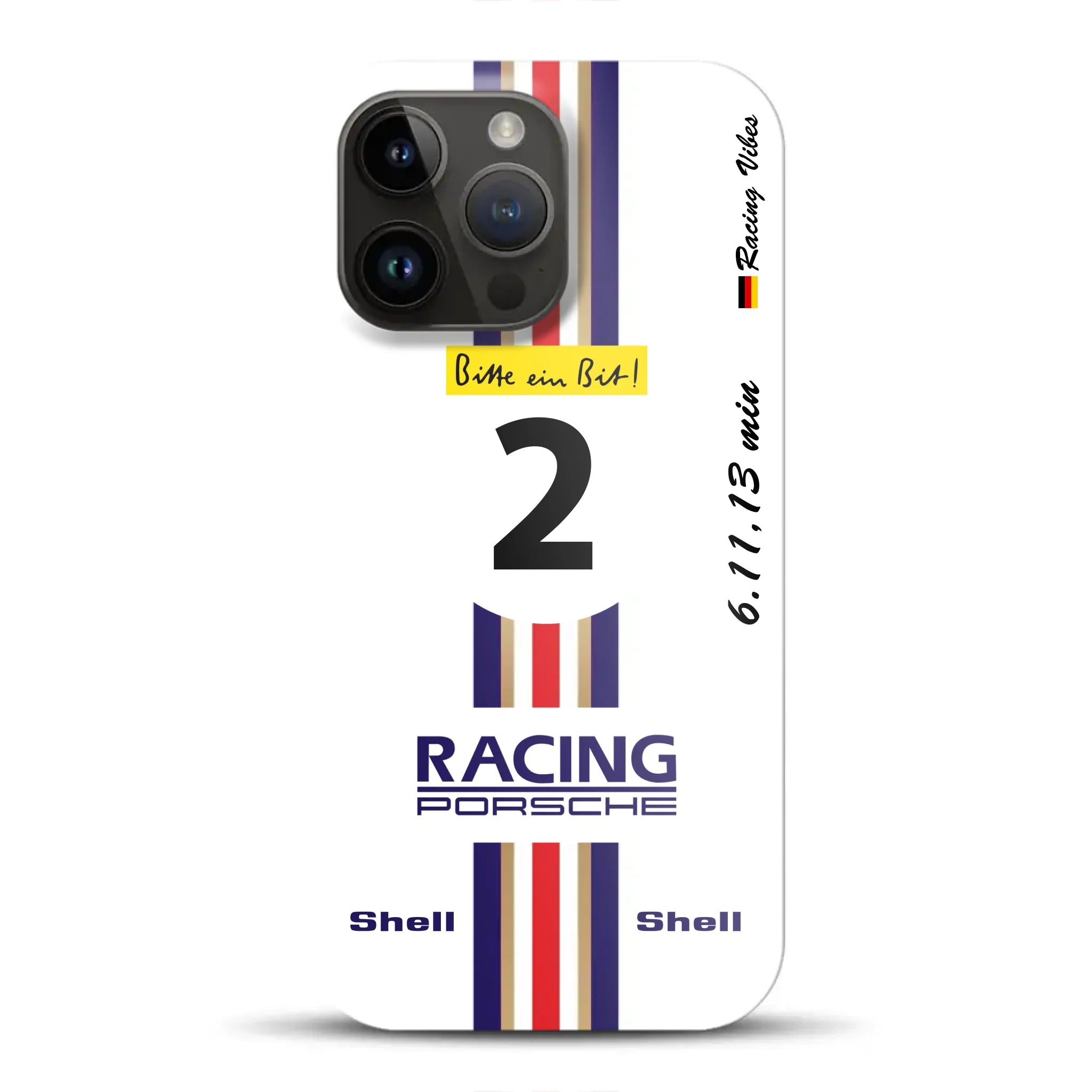 956K #2 Bellof Rekordrunde Nordschleife 1983 Livery - Individuelle Hardcase Hülle für iPhone