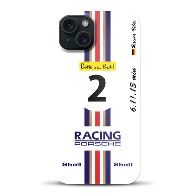 956K #2 Bellof Rekordrunde Nordschleife 1983 Livery - Individuelle Hardcase Hülle für iPhone