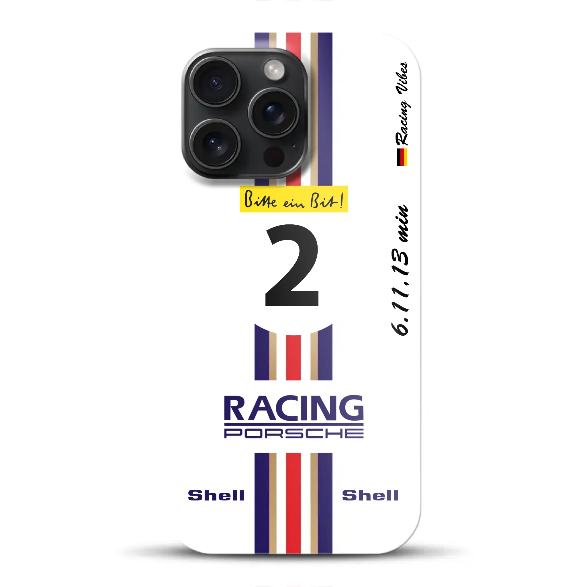 956K #2 Bellof Rekordrunde Nordschleife 1983 Livery - Individuelle Hardcase Hülle für iPhone