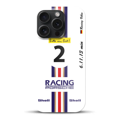 956K #2 Bellof Rekordrunde Nordschleife 1983 Livery - Individuelle Hardcase Hülle für iPhone