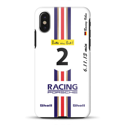 956K #2 Bellof Rekordrunde Nordschleife 1983 Livery - Individuelle Hardcase Hülle für iPhone
