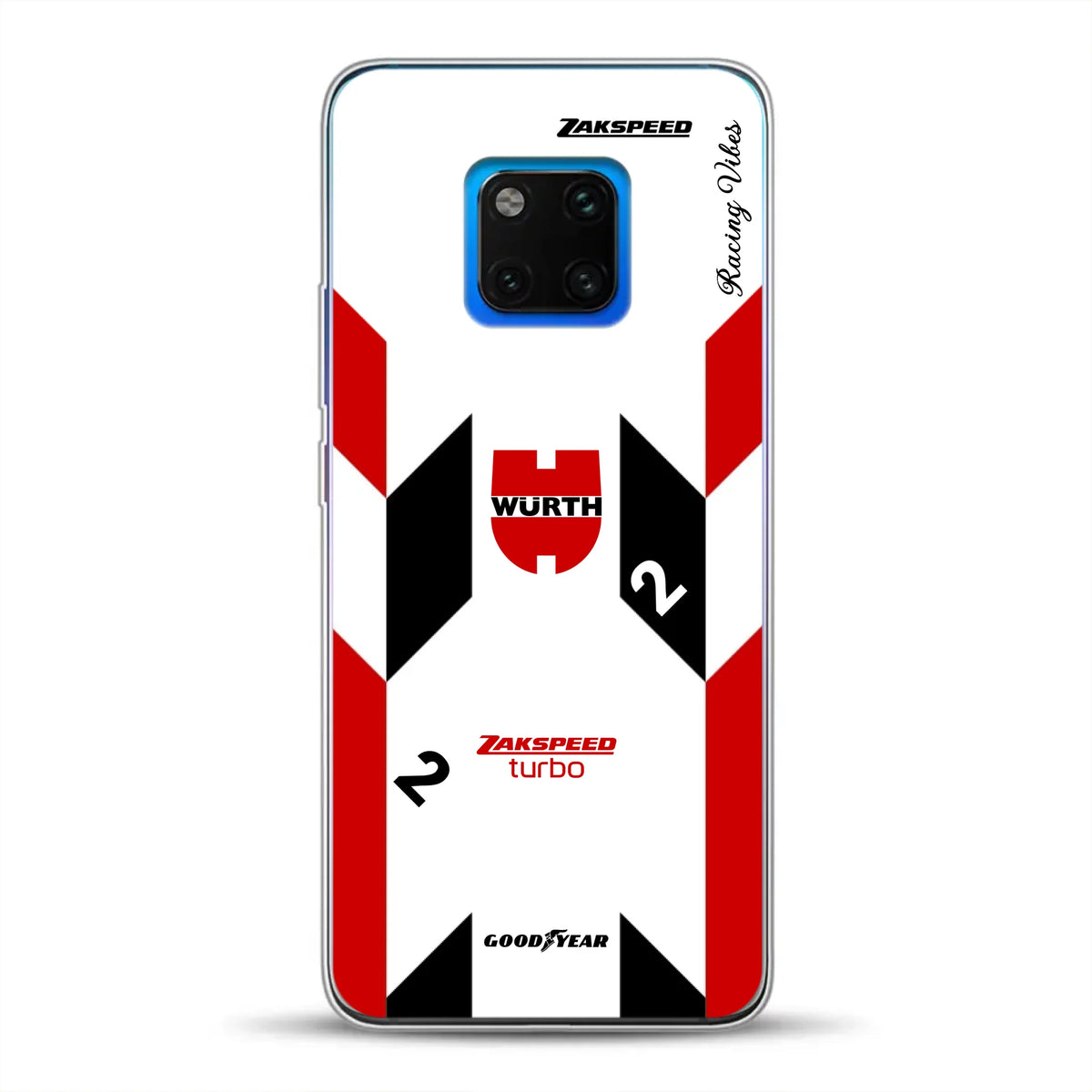 Ford Capri Turbo Gruppe 5 DRM 1980 & 1981 Klaus Ludwig Champion Livery - Custodia per cellulare personalizzata per Huawei