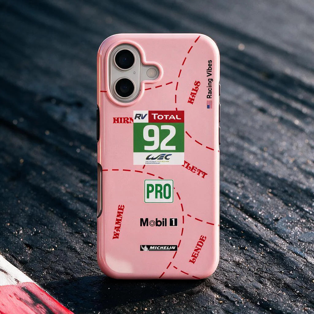 Pink Pig Porsche Racing Phone Case – Personalized Heritage Edition