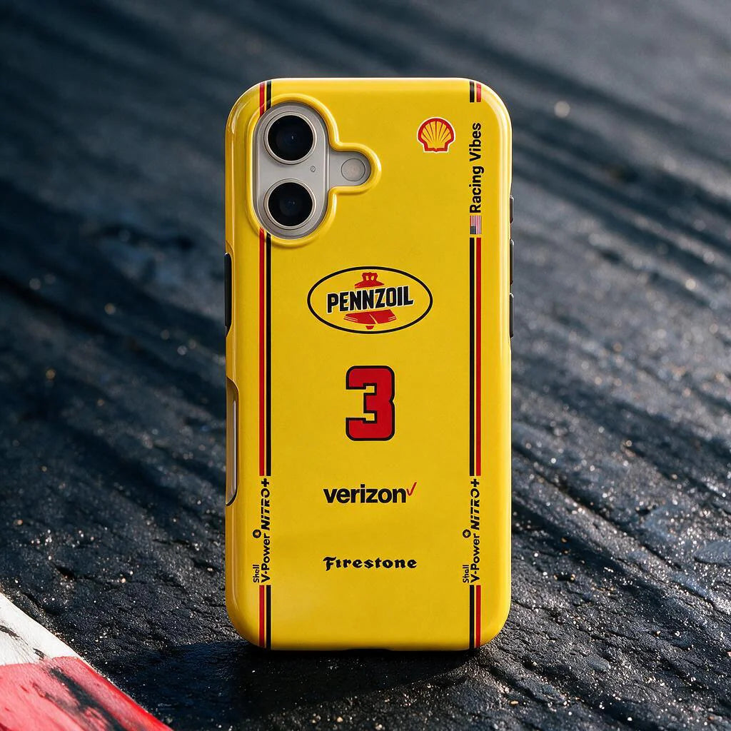 Yellow Submarine Racing Phone Case – Custom Vintage Motorsport Edition