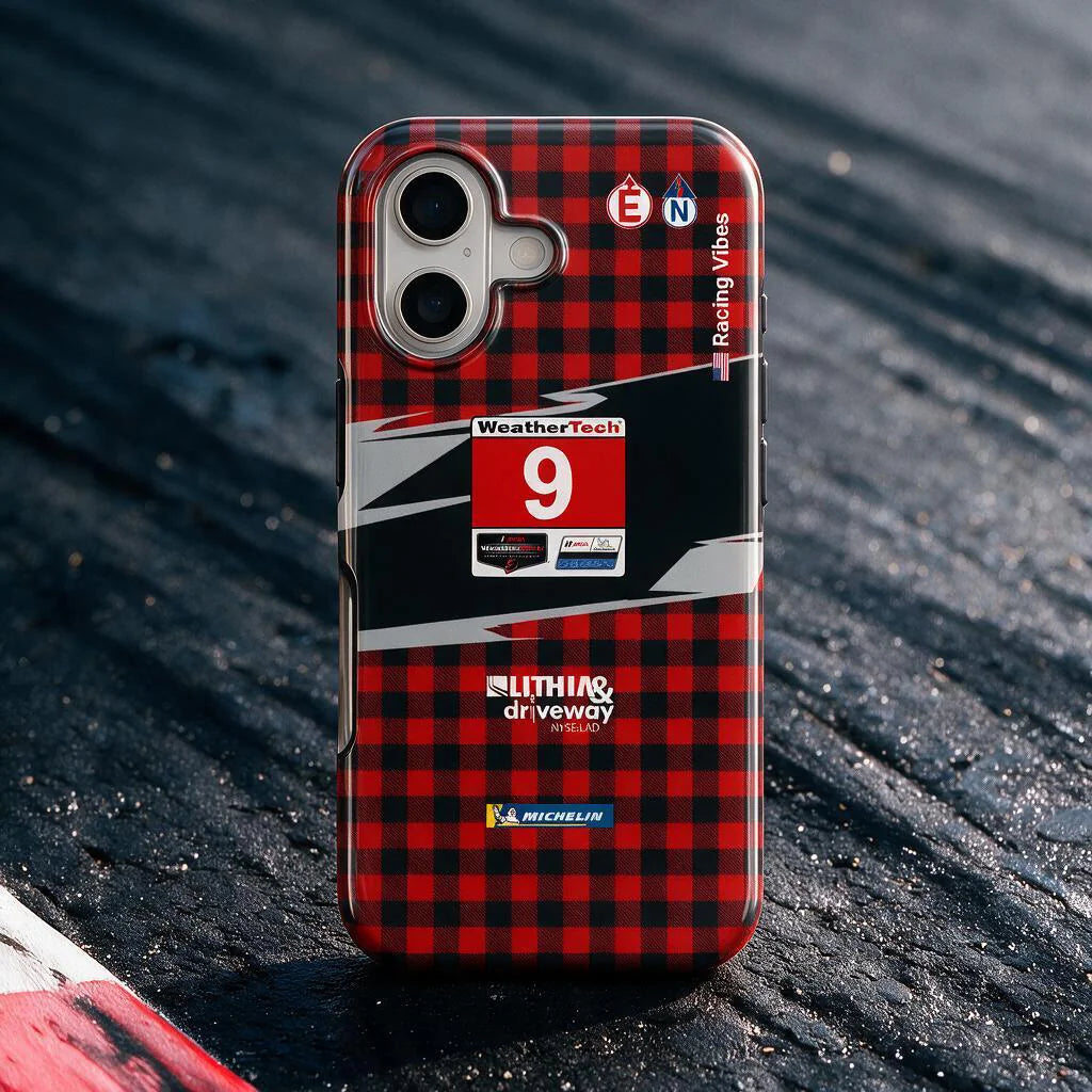 Pfaff Lamborghini Temerario GT3 Racing Phone Case – Custom IMSA Livery