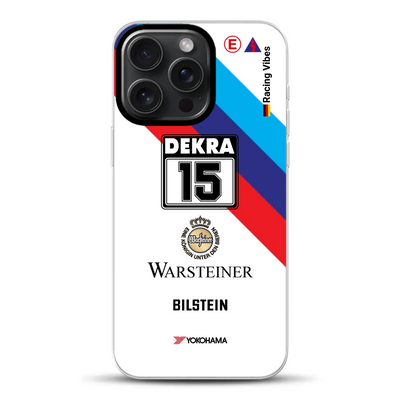 M3 E30 #15 DTM Champion 1989 Livery - Individuelle Hybrid Hülle mit MagSafe