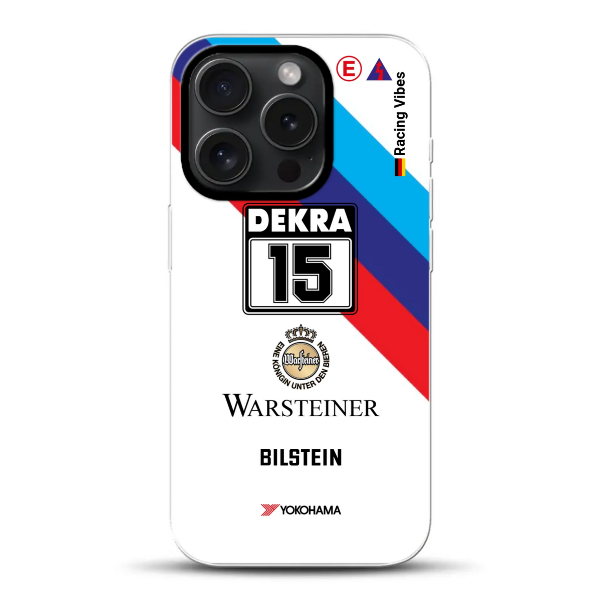M3 E30 #15 DTM Champion 1989 Livery - Individuelle Hybrid Hülle mit MagSafe
