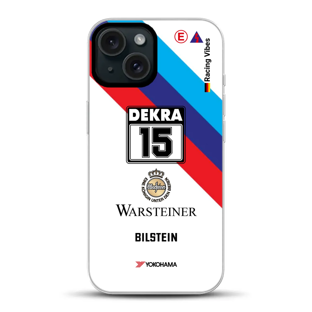 M3 E30 #15 DTM Champion 1989 Livery - Individuelle Hybrid Hülle mit MagSafe